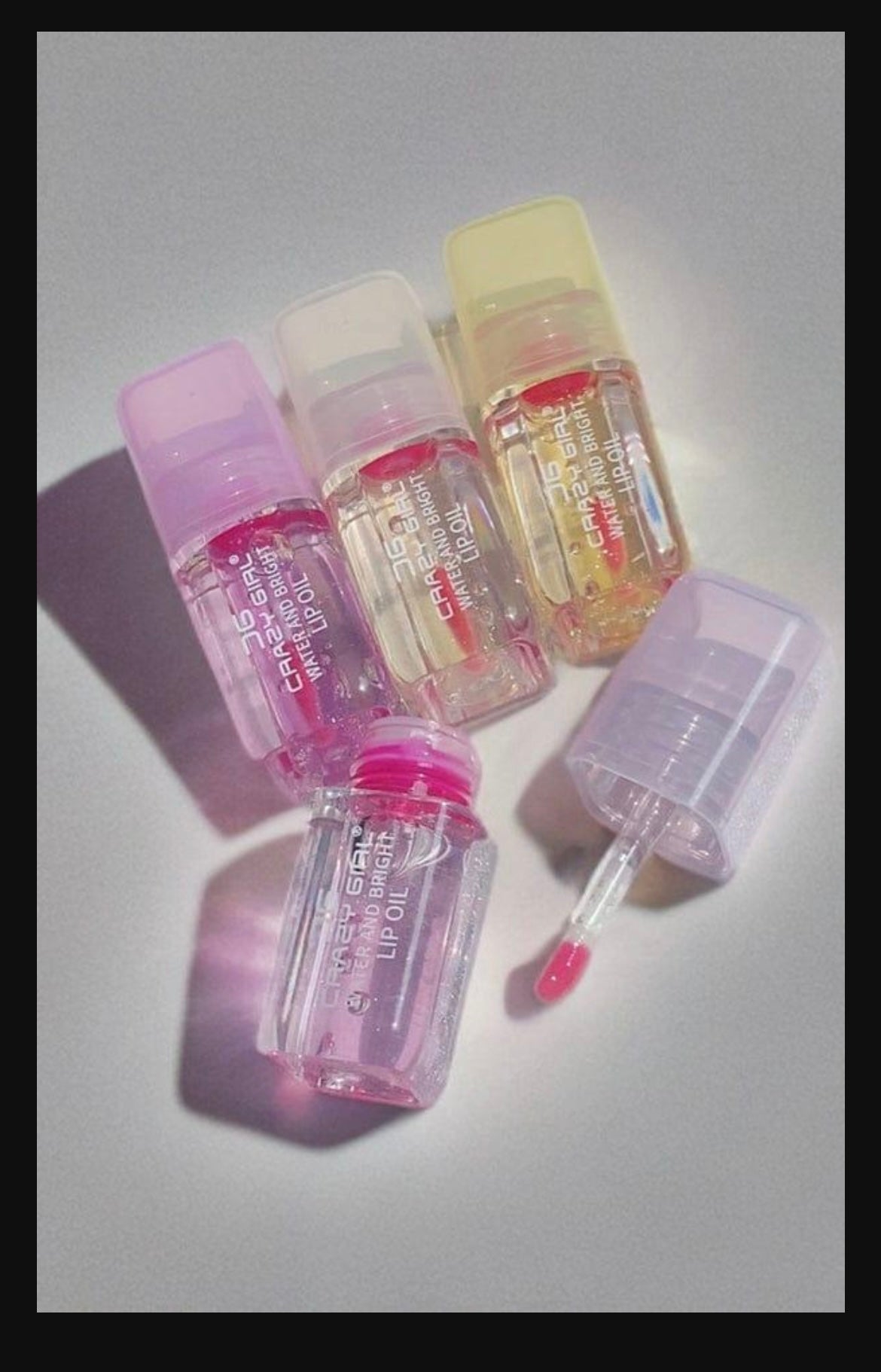 Crazy Girl Shiny Lip Oil Set of 4 Shades