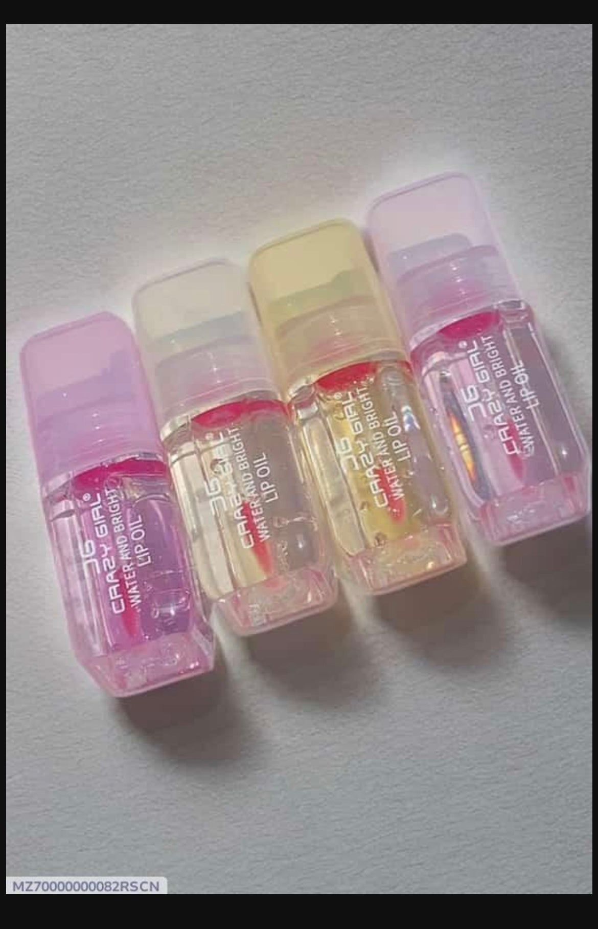 Crazy Girl Shiny Lip Oil Set of 4 Shades