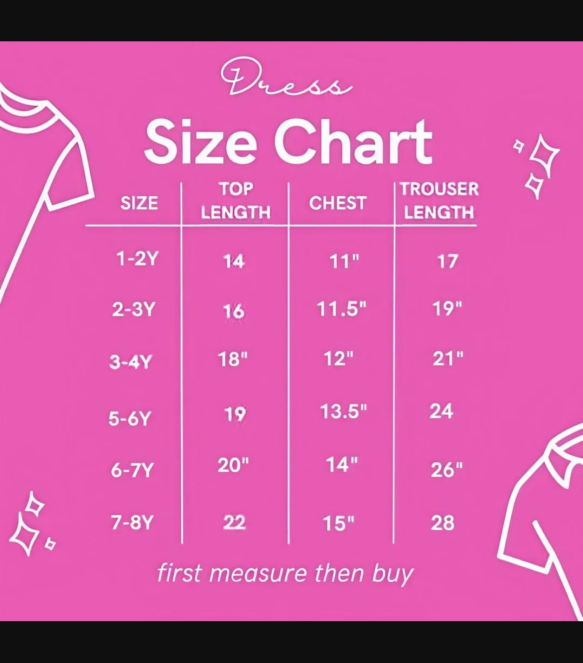 2 Pcs Girl's Chaina Stuff Printed Random Color Set