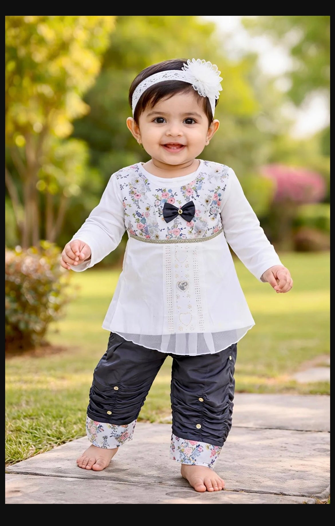 2 Pcs Summer Collection Printed Shirt Nd Trouser Set