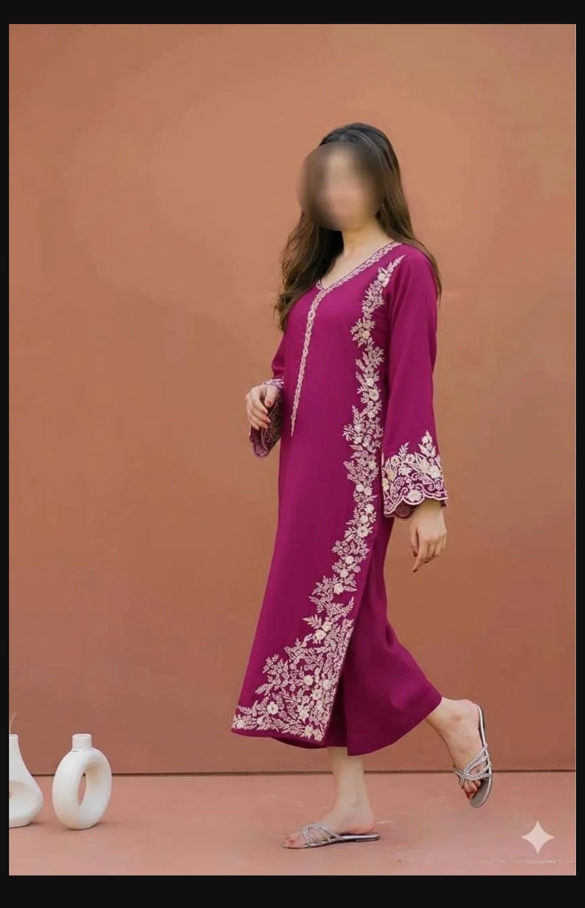 2 Pcs Women's Unstiched Embroidered Suit