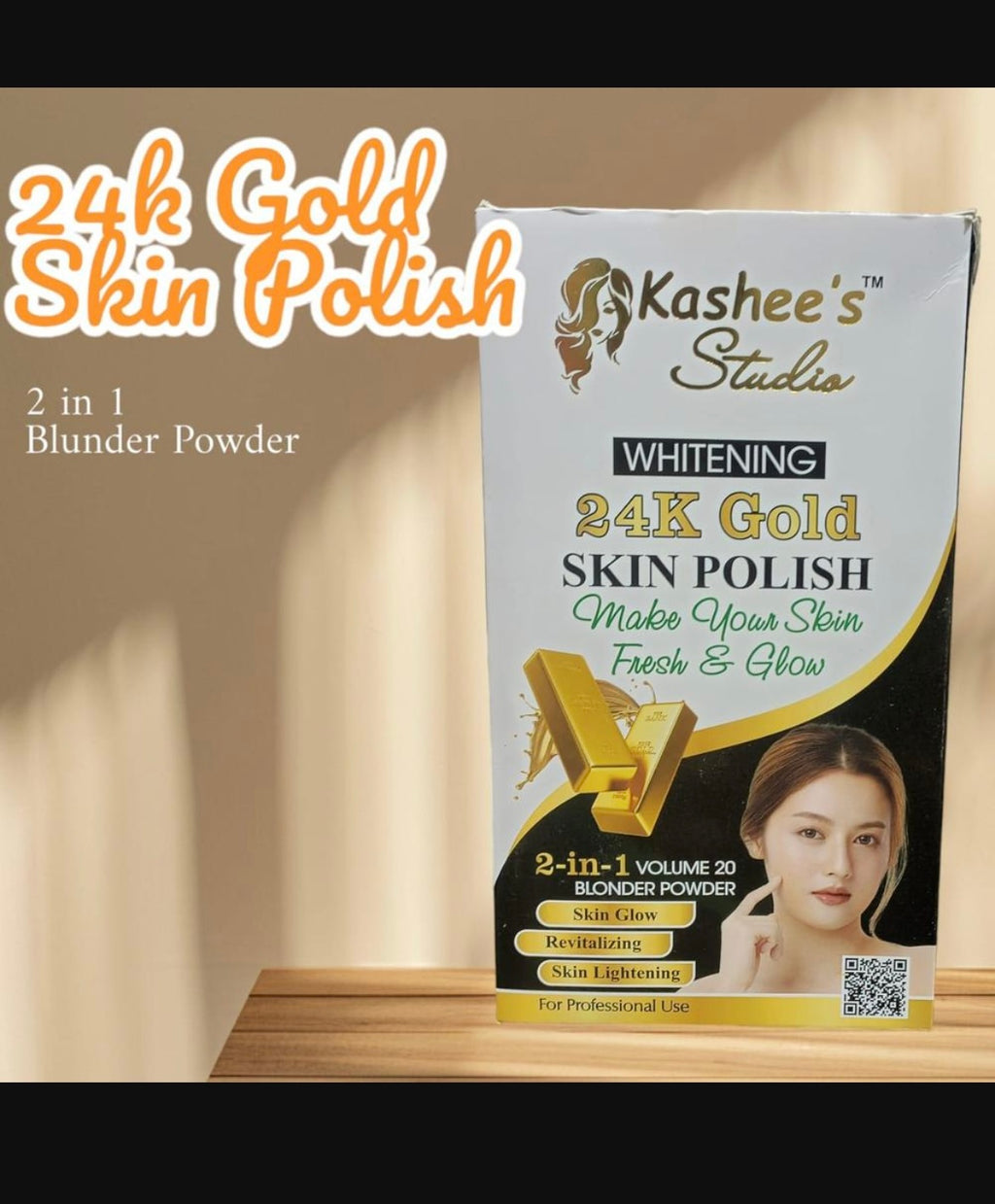 24K Golden Skin Polisher Whitening powder for all skin*