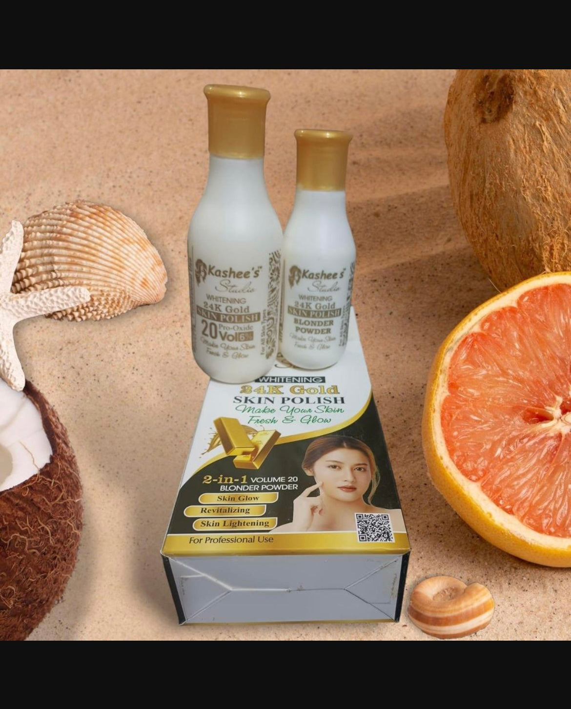 24K Golden Skin Polisher Whitening powder for all skin*