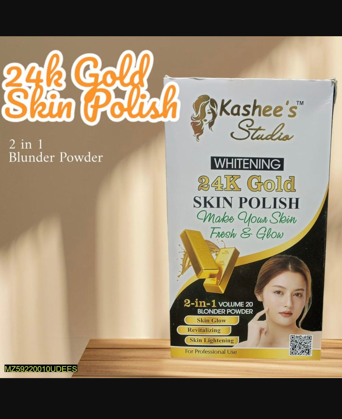 24K Golden Skin Polisher Whitening powder for all skin*